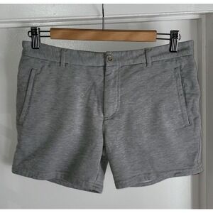 Parke & Ronen Gray Shorts Size 30 Polyester Cotton Blend Men's Casual